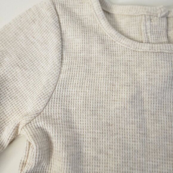 Little Girl Waffle Top Size 4 - Picture 4 of 9